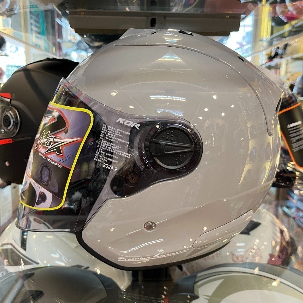 《一戴安全帽》KOR/ONZA MAX-R1 四分之三 R帽 亮色/消光 🔥可加購七彩電鍍片、深墨片或多層膜鏡片-細節圖3