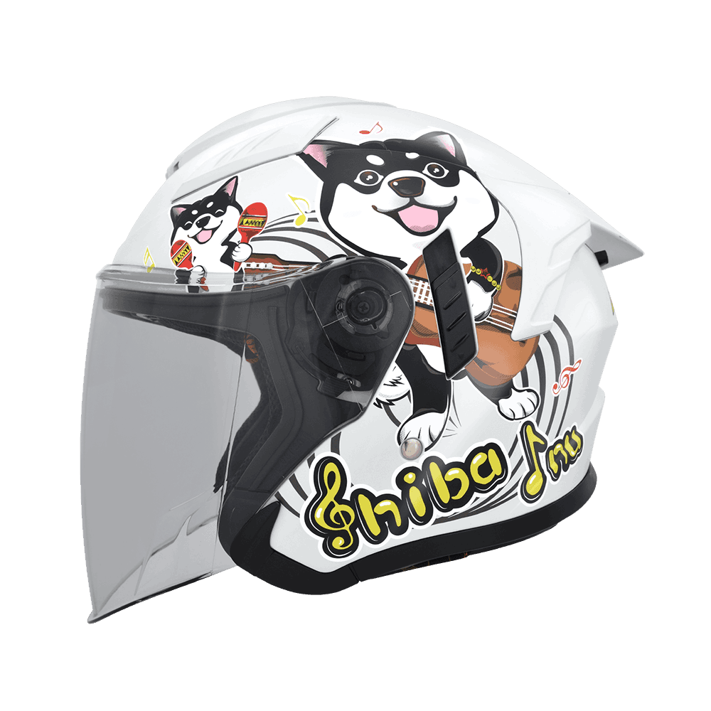 《一戴安全帽》M2R/VO-1 #素色/#1 阿茲特克/#2 鐵達尼號/#3 黑柴犬 四分之三-細節圖8