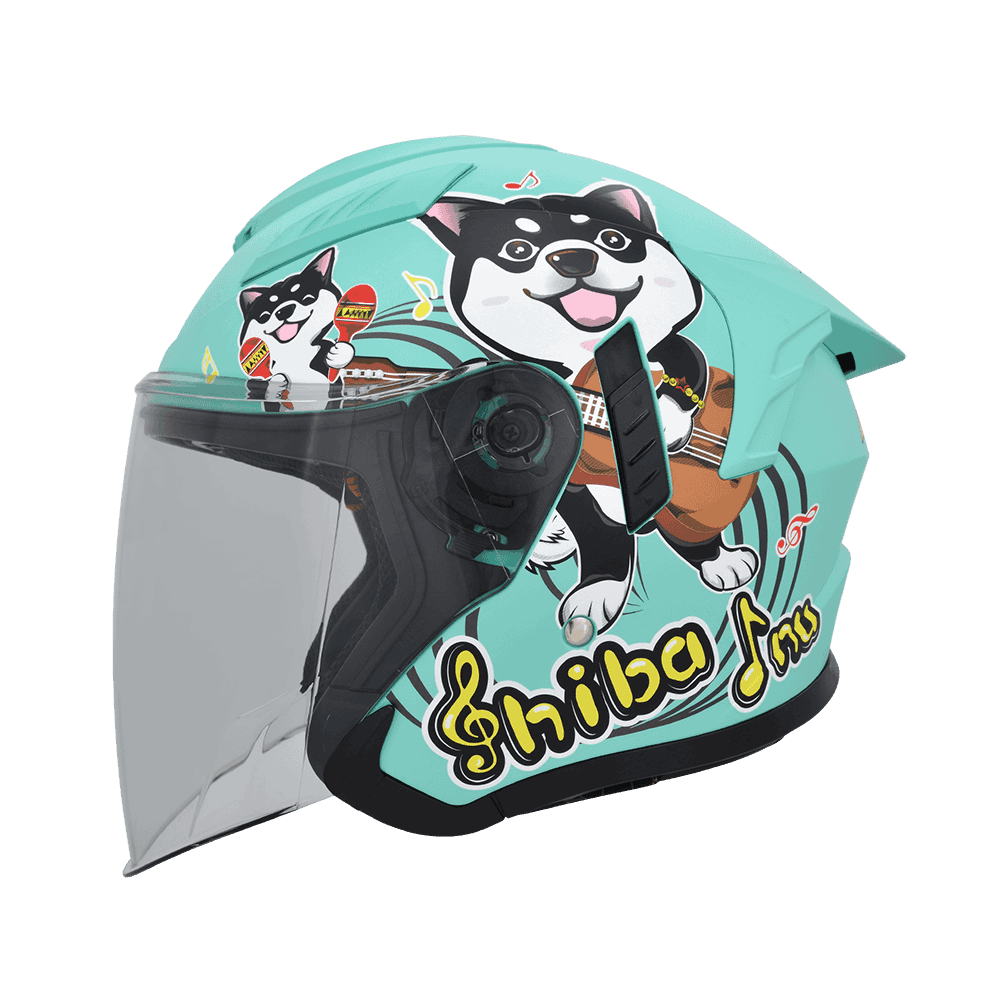 《一戴安全帽》M2R/VO-1 #素色/#1 阿茲特克/#2 鐵達尼號/#3 黑柴犬 四分之三-細節圖9