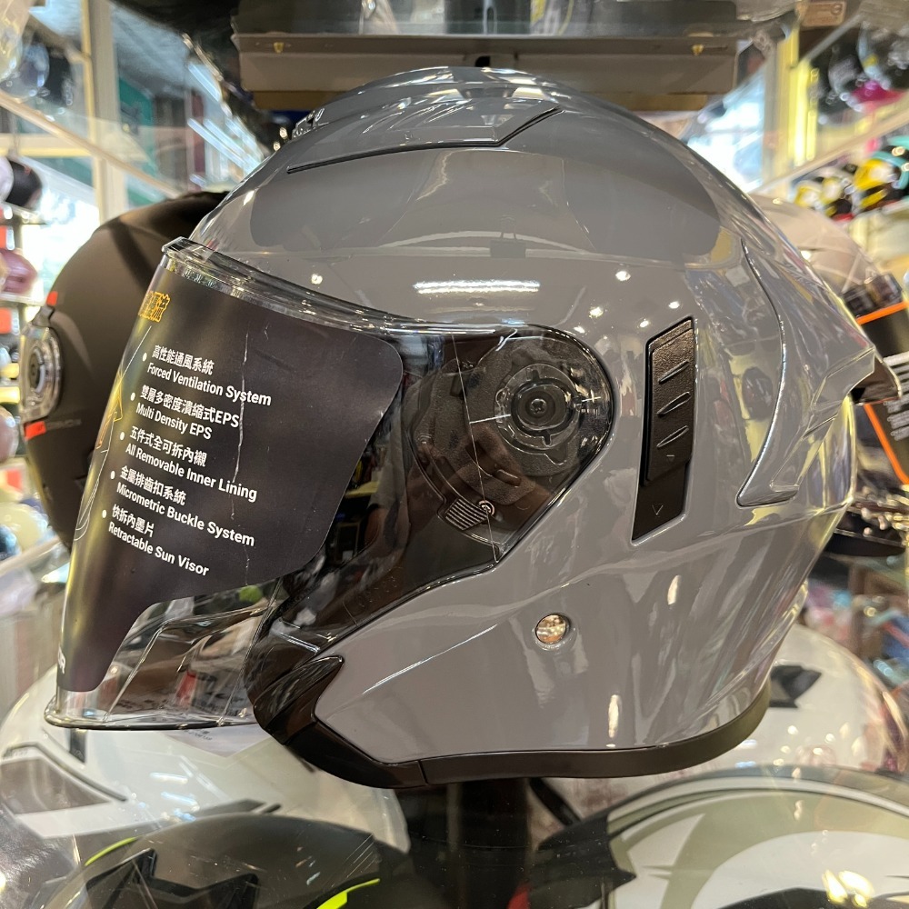 《一戴安全帽》M2R/VO-1 #素色/#1 阿茲特克/#2 鐵達尼號/#3 黑柴犬 四分之三-規格圖9