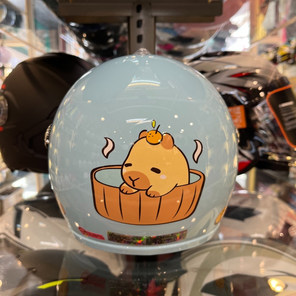 《一戴安全帽》GP-5/005 泡澡水豚君 兒童帽-規格圖6