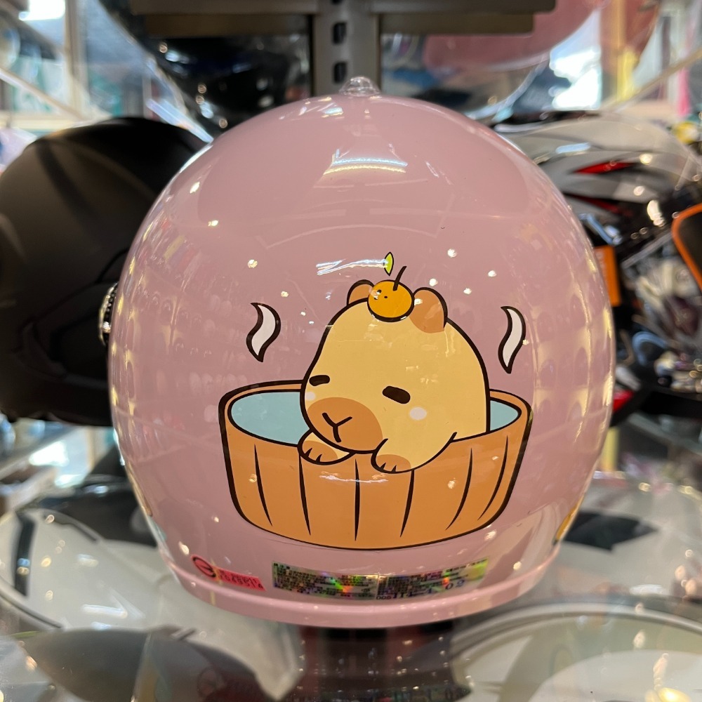 《一戴安全帽》GP-5/005 泡澡水豚君 兒童帽-規格圖6