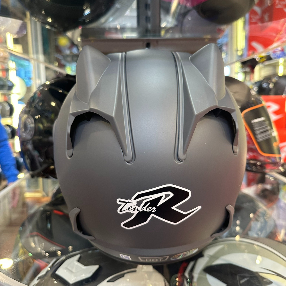 《一戴安全帽》Tender 天德牌/A715 貓R帽 四分之三 👍可加購深黑鏡片/電鍍片-細節圖4