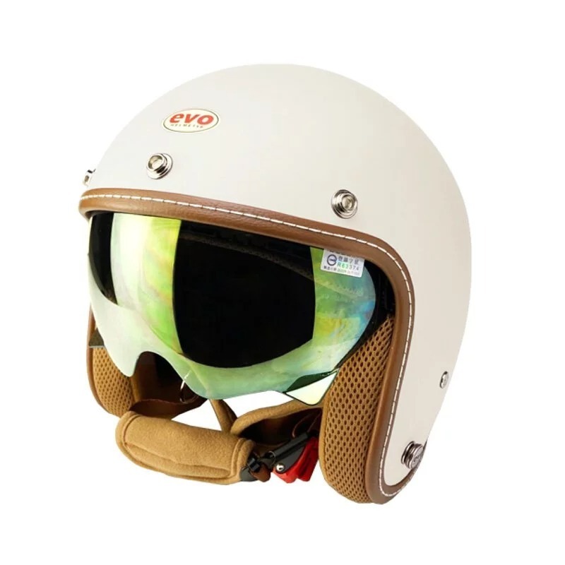 《一戴安全帽》智同 EVO/CA-312 ALISA 艾莉莎 復古帽 👍買就送盾牌鏡片-細節圖7