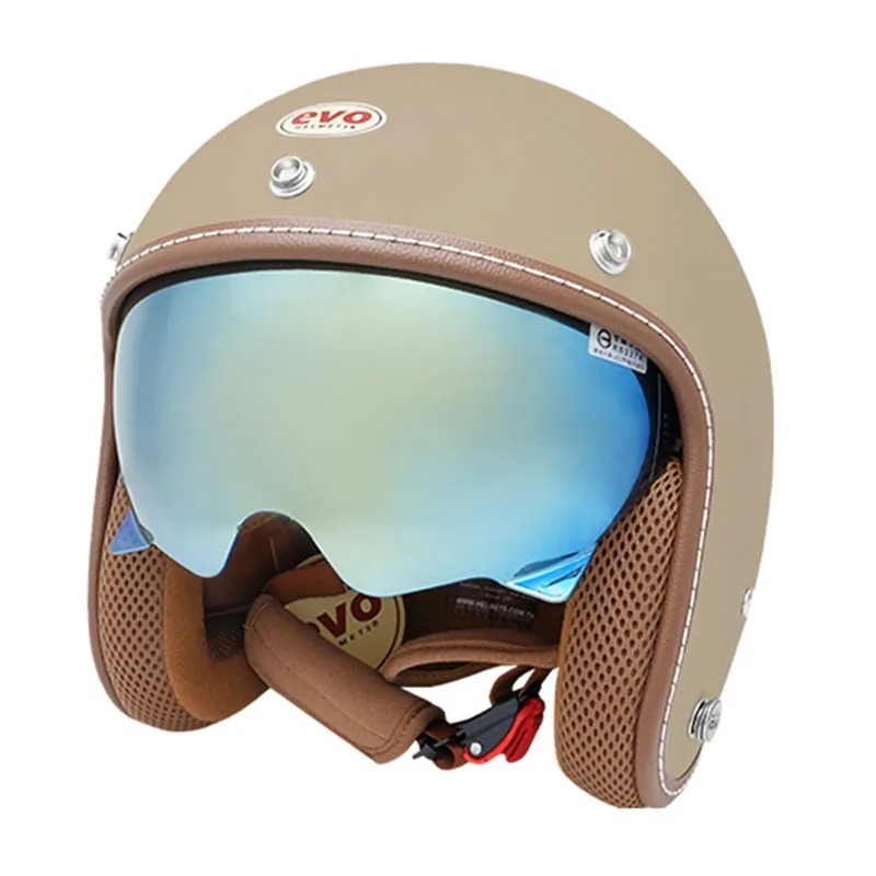 《一戴安全帽》智同 EVO/CA-312 ALISA 艾莉莎 復古帽 👍買就送盾牌鏡片-細節圖9