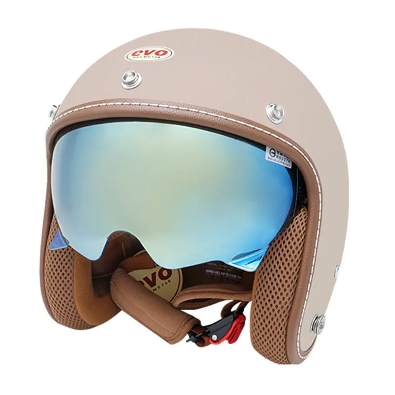 《一戴安全帽》智同 EVO/CA-312 ALISA 艾莉莎 復古帽 👍買就送盾牌鏡片-細節圖10