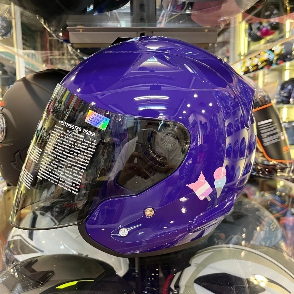 《一戴安全帽》EVO 智同/CA335 大臉庫洛米 四分之三安全帽-細節圖5