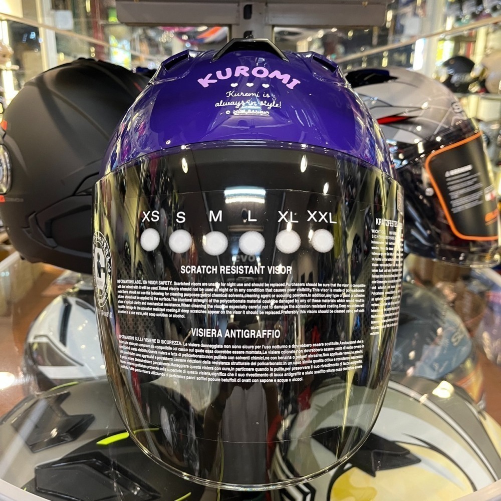 《一戴安全帽》EVO 智同/CA335 大臉庫洛米 四分之三安全帽-細節圖6