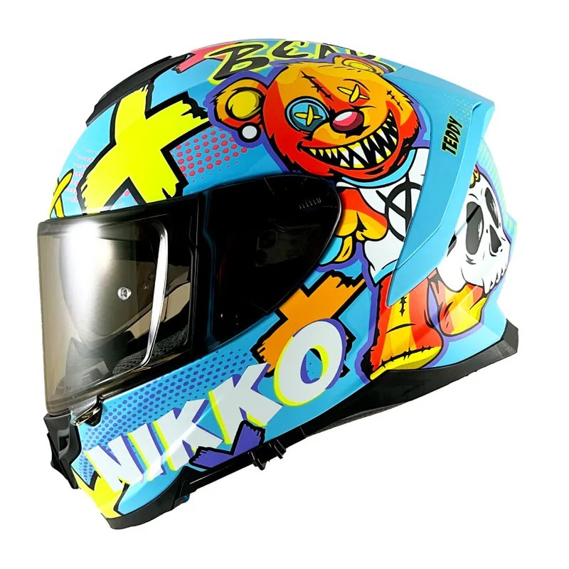 《一戴安全帽》NIKKO/N-806 II 彩繪 #20 安娜貝熊 全罩式安全帽 👍買就送防水袋-細節圖2