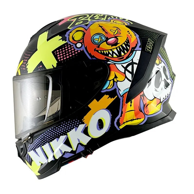 《一戴安全帽》NIKKO/N-806 II 彩繪 #20 安娜貝熊 全罩式安全帽 👍買就送防水袋-細節圖3