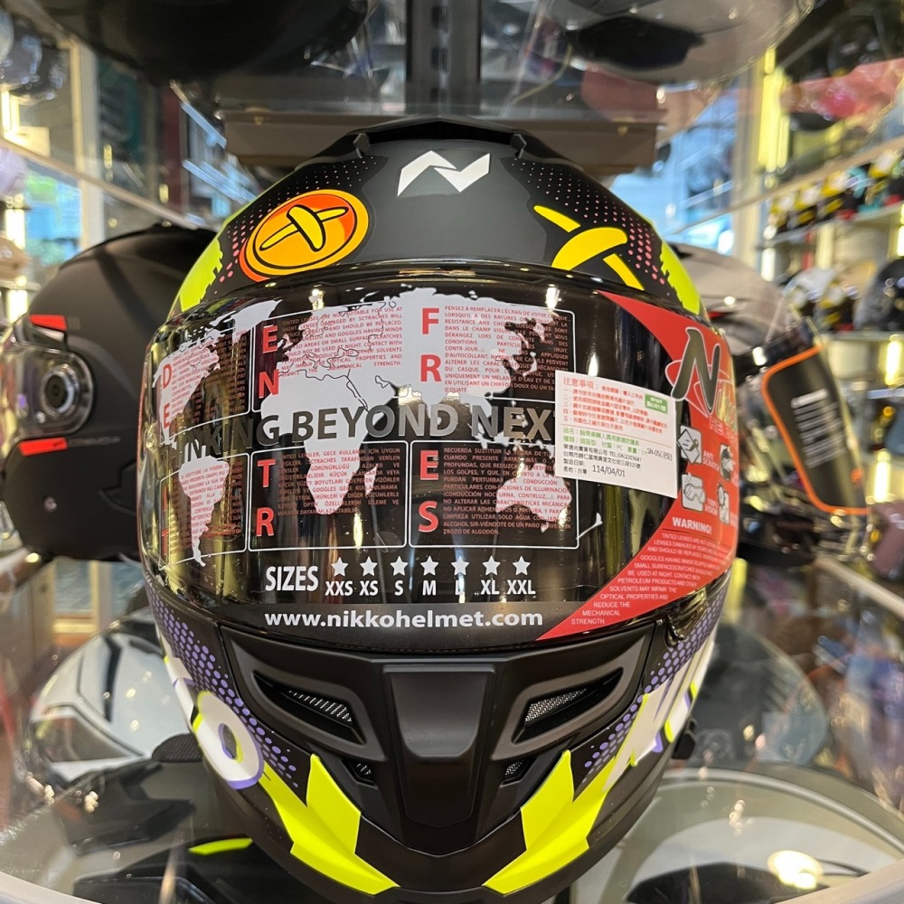 《一戴安全帽》NIKKO/N-806 II 彩繪 #20 安娜貝熊 全罩式安全帽 👍買就送防水袋-細節圖9