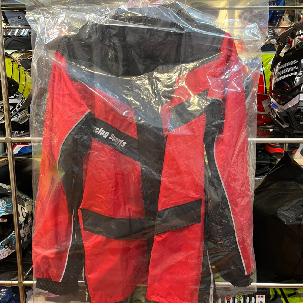 《一戴安全帽》勁風休閒型 WA-SR2 兩件式風雨衣 紅色/藍色/螢光黃/迷彩綠 鞋套設計-細節圖3