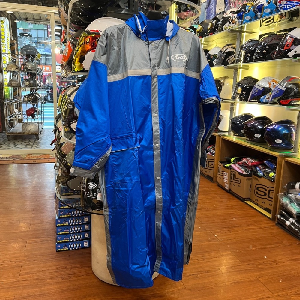 《一戴安全帽》Arai W027 雙側開一件式防水雨衣 台灣製造-細節圖3