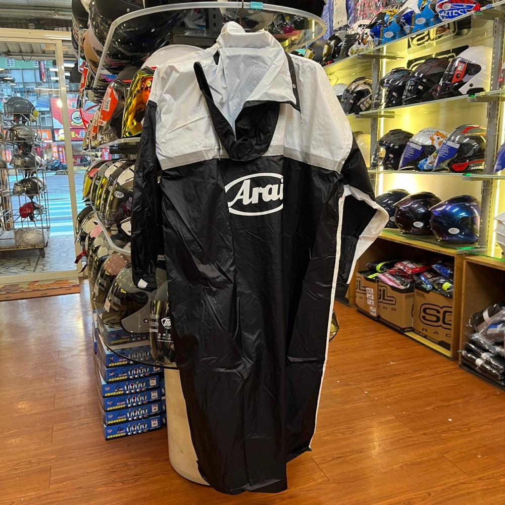 《一戴安全帽》Arai W027 雙側開一件式防水雨衣 台灣製造-細節圖8