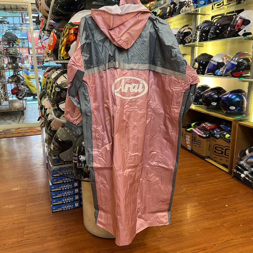 《一戴安全帽》Arai W027 雙側開一件式防水雨衣 台灣製造-細節圖10