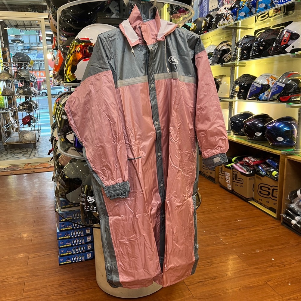 《一戴安全帽》Arai W027 雙側開一件式防水雨衣 台灣製造-規格圖10