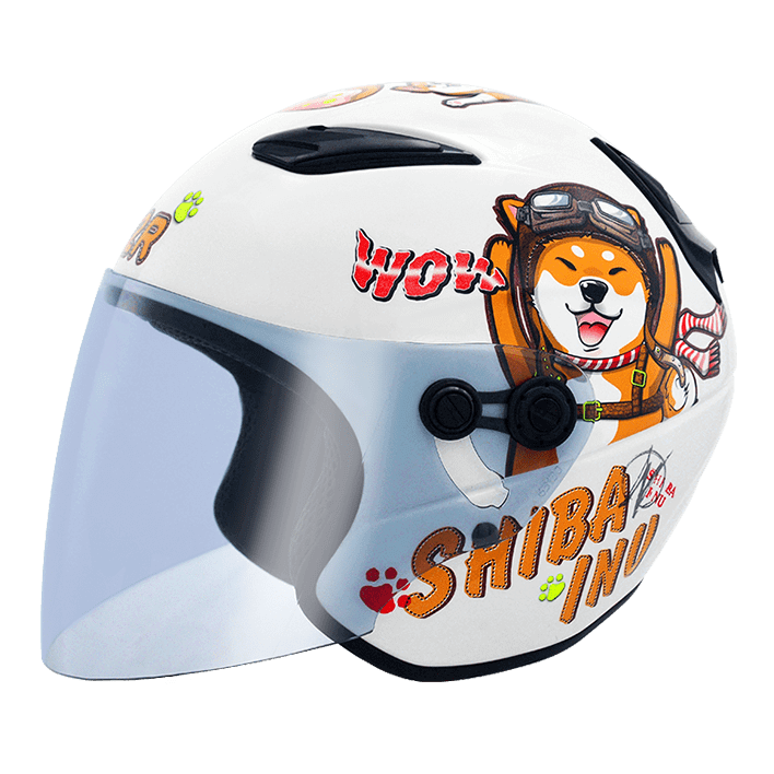 《一戴安全帽》M2R/M700 童帽 #素色/#5 柴犬/#6 甜甜貓 四分之三-細節圖3