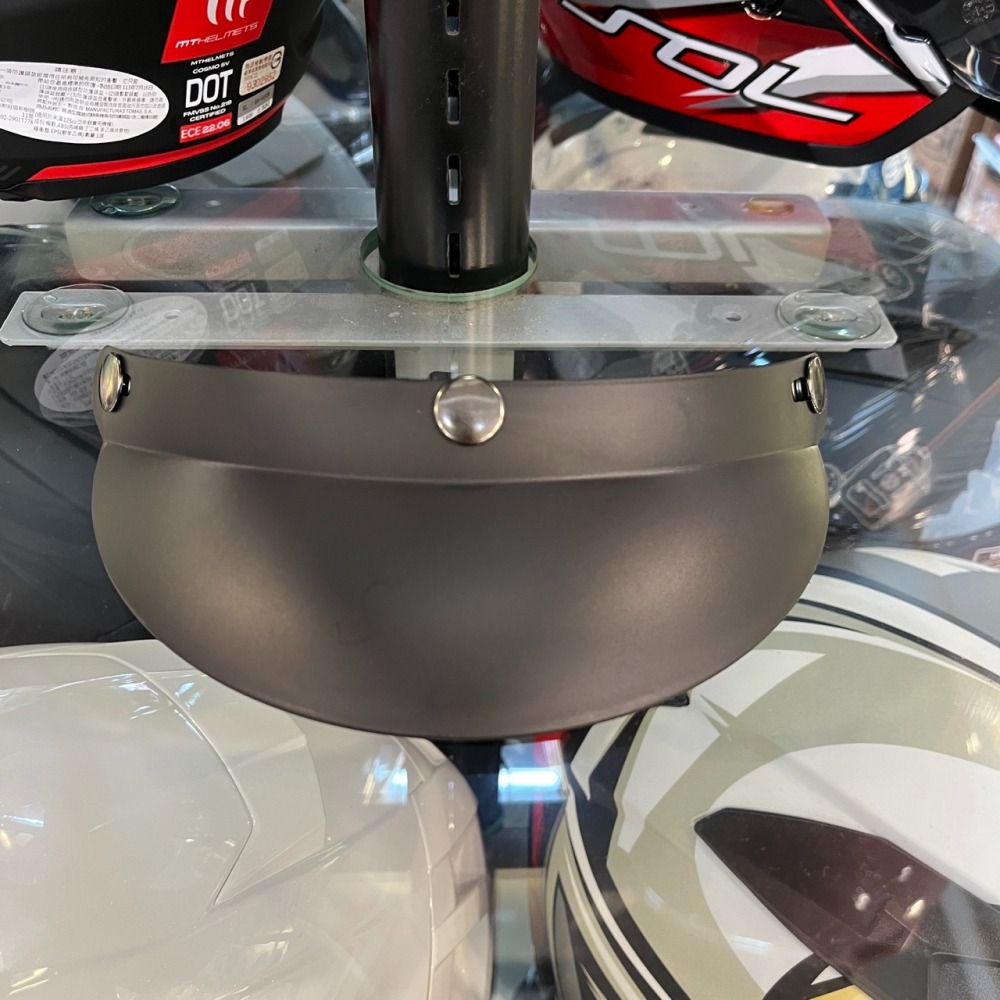 《一戴安全帽》復古帽專用帽簷 個性配件/帥度破表-細節圖2