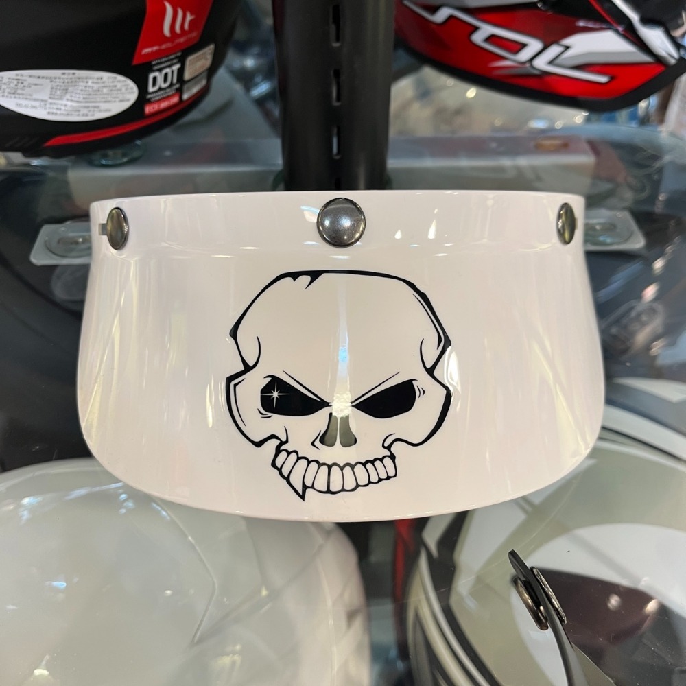 《一戴安全帽》復古帽專用帽簷 個性配件/帥度破表-規格圖6