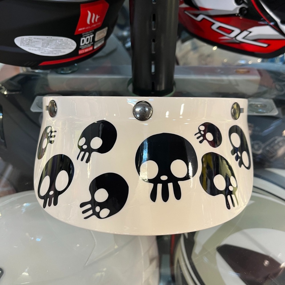 《一戴安全帽》復古帽專用帽簷 個性配件/帥度破表-規格圖6