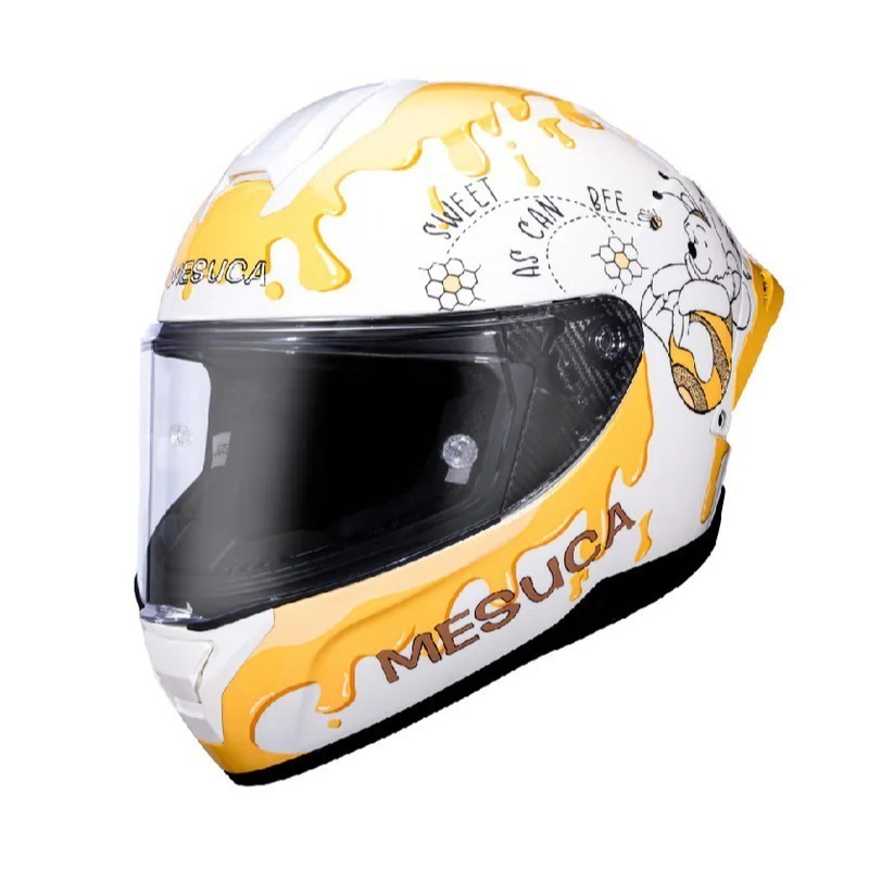 《一戴安全帽》MESUCA麥斯卡/M623 小熊維尼 全罩安全帽 👍買就送防水袋-細節圖3