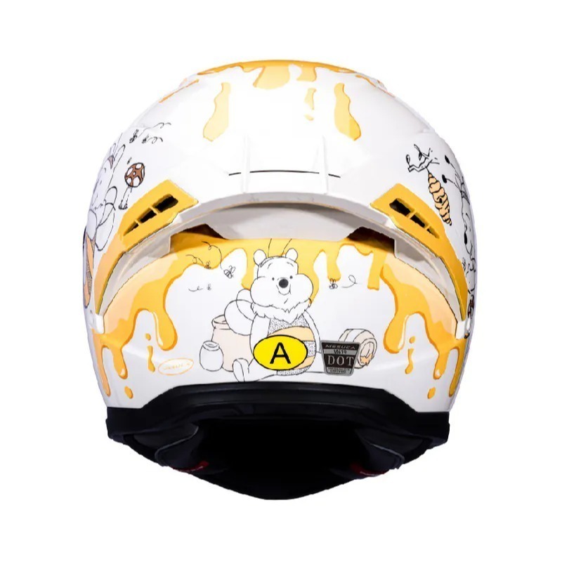 《一戴安全帽》MESUCA麥斯卡/M623 小熊維尼 全罩安全帽 👍買就送防水袋-細節圖4