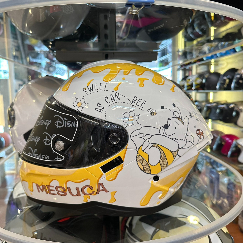 《一戴安全帽》MESUCA麥斯卡/M623 小熊維尼 全罩安全帽 👍買就送防水袋-細節圖5