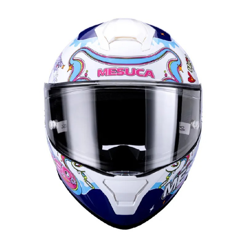 《一戴安全帽》MESUCA 麥斯卡/M623 Lots-O 藍色熊抱哥 全罩安全帽 👍買就送防水袋-細節圖4