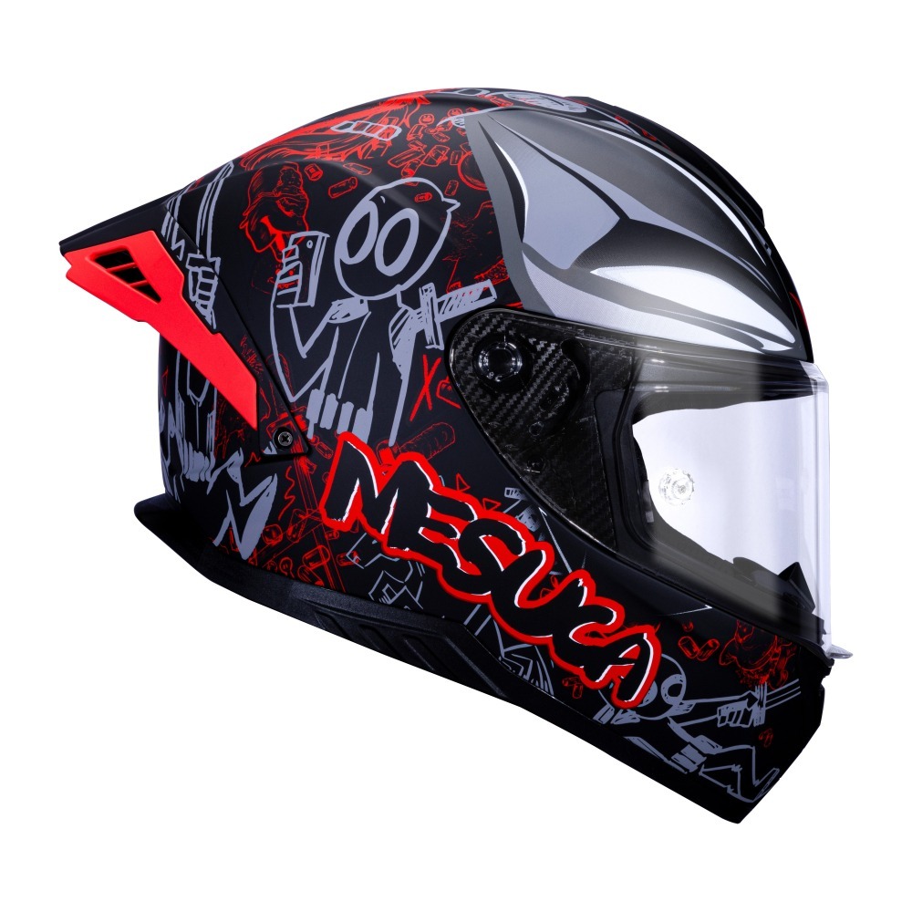 《一戴安全帽》MESUCA 麥斯卡/M623 Dead Pool 死仕 漫威聯名 全罩安全帽 👍買就送防水袋-細節圖2