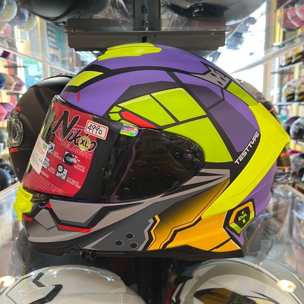 《一戴安全帽》NIKKO/N-806 II EVA 新世紀福音戰士 初號機 限量聯名款 全罩式安全帽-規格圖4