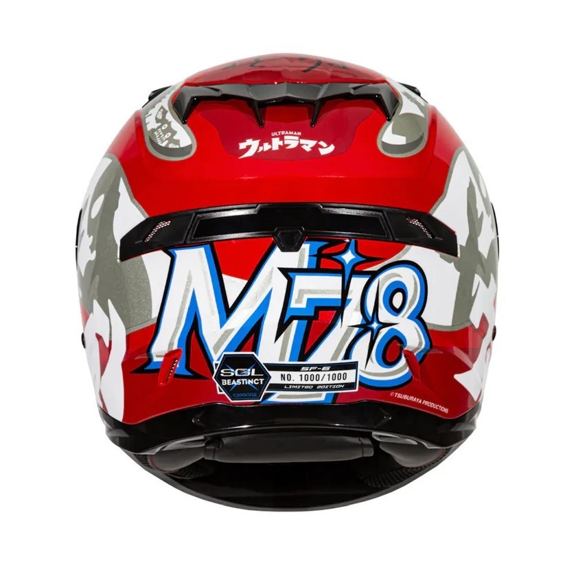 《一戴安全帽》SOL/SF-6 彩繪 超人力霸王 全罩式安全帽 👍贈送周邊聯名商品T-shirt/滑鼠墊/項鍊-細節圖3