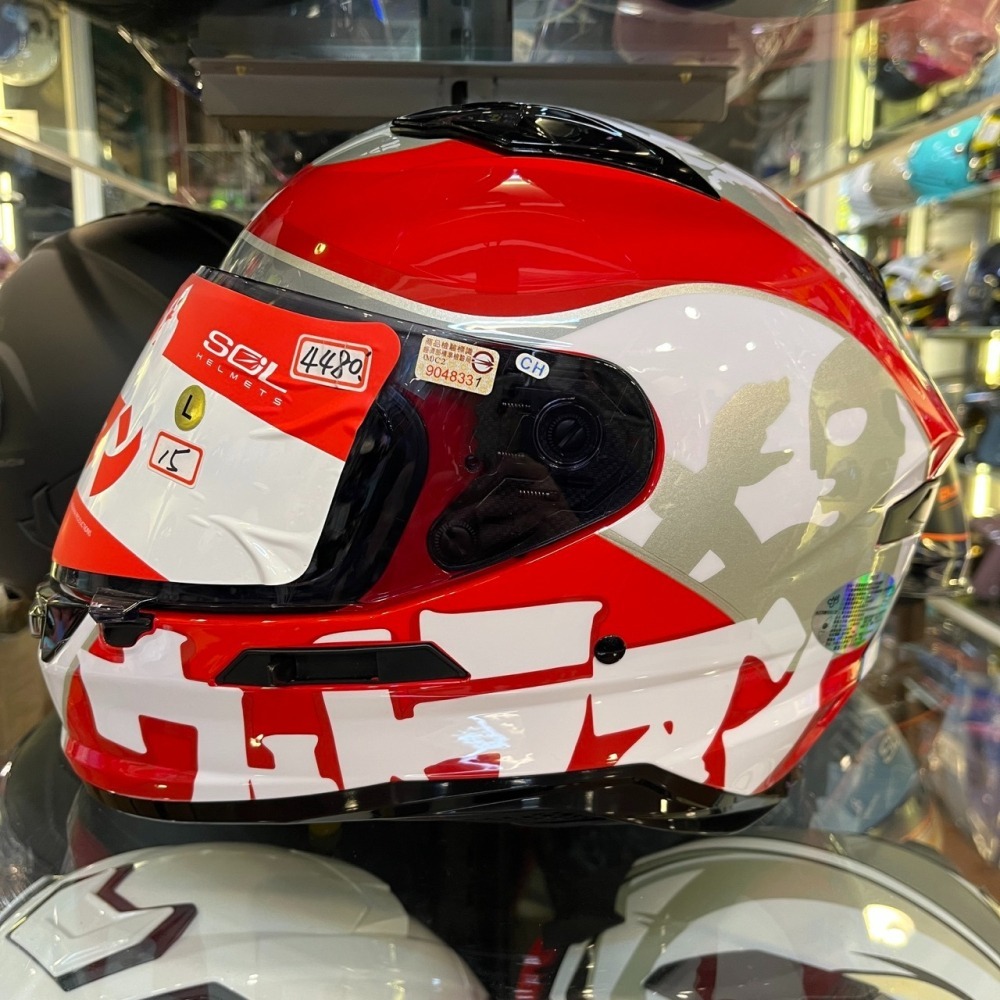 《一戴安全帽》SOL/SF-6 彩繪 超人力霸王 全罩式安全帽 👍贈送周邊聯名商品T-shirt/滑鼠墊/項鍊-細節圖4