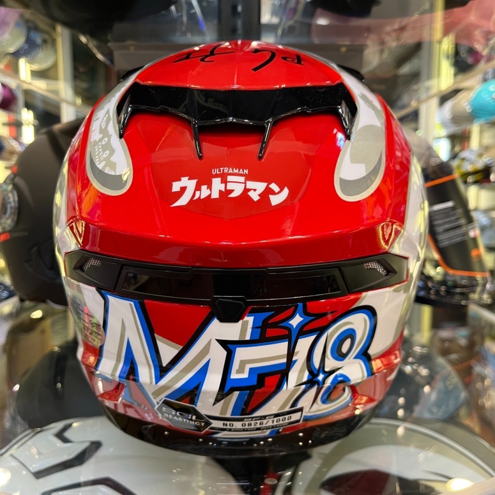 《一戴安全帽》SOL/SF-6 彩繪 超人力霸王 全罩式安全帽 👍贈送周邊聯名商品T-shirt/滑鼠墊/項鍊-細節圖6