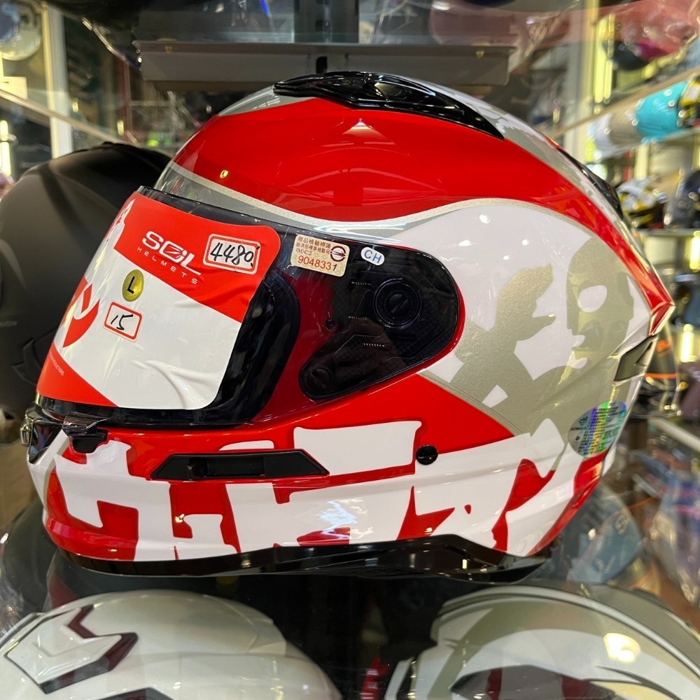 《一戴安全帽》SOL/SF-6 彩繪 超人力霸王 全罩式安全帽 👍贈送周邊聯名商品T-shirt/滑鼠墊/項鍊-規格圖6