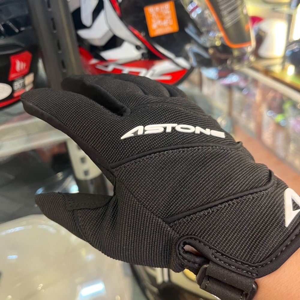 《一戴安全帽》ASTONE/FS2 四季手套 黑/卡其 觸控靈敏-細節圖8
