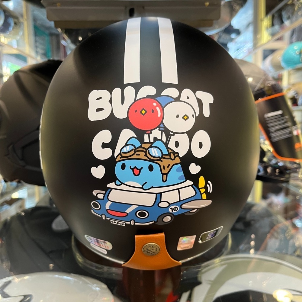 《一戴安全帽》NIKKO/N401 #咖波10周年限定款/#咖波狗狗款 復古帽-規格圖7