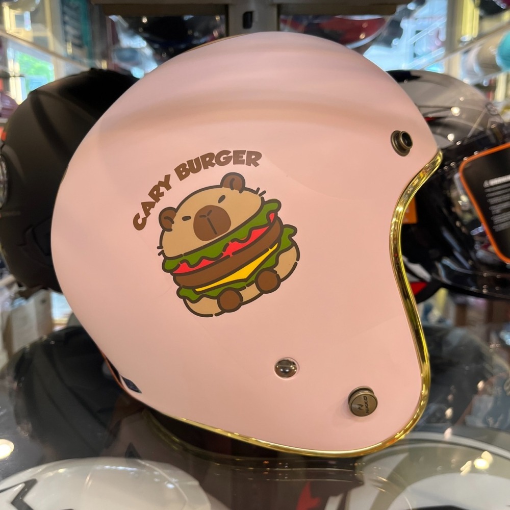 《一戴安全帽》NIKKO/N401 卡皮漢堡包 復古帽-細節圖5