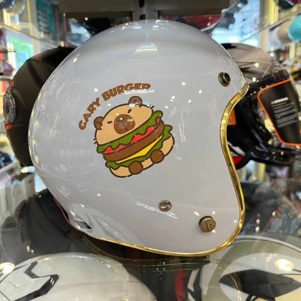 《一戴安全帽》NIKKO/N401 卡皮漢堡包 復古帽-細節圖8