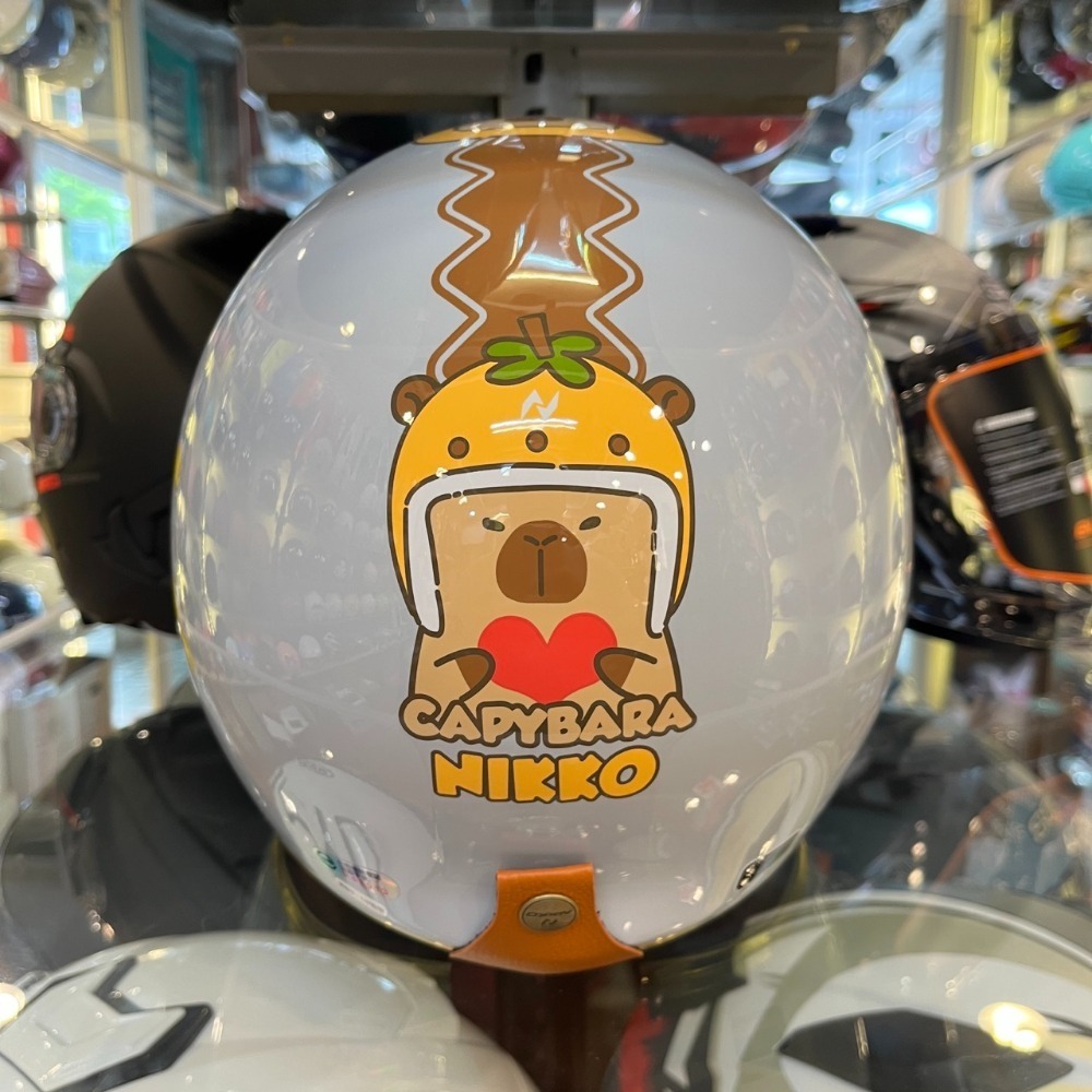 《一戴安全帽》NIKKO/N401 卡皮漢堡包 復古帽-規格圖8