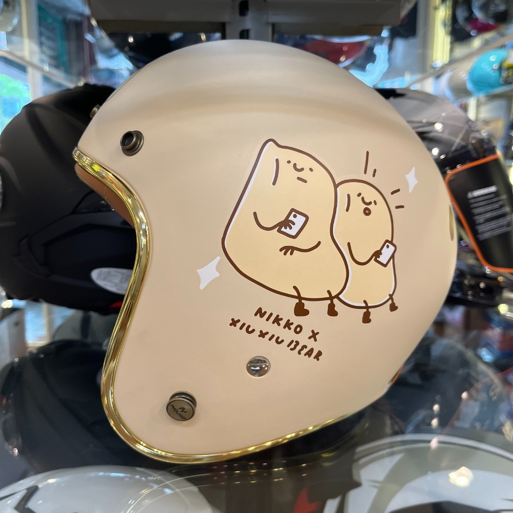《一戴安全帽》NIKKO/N401A 咻熊家的鈴薯泥 復古帽-規格圖4