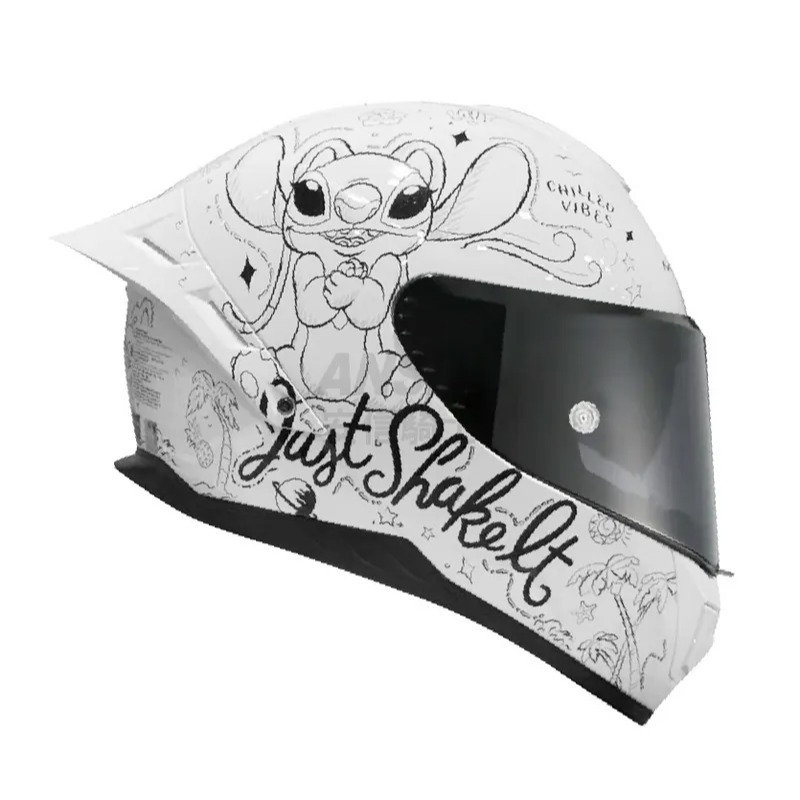 《一戴安全帽》MESUCA 麥斯卡/M619 安琪 白 全罩安全帽 👍買就送防水袋-細節圖2