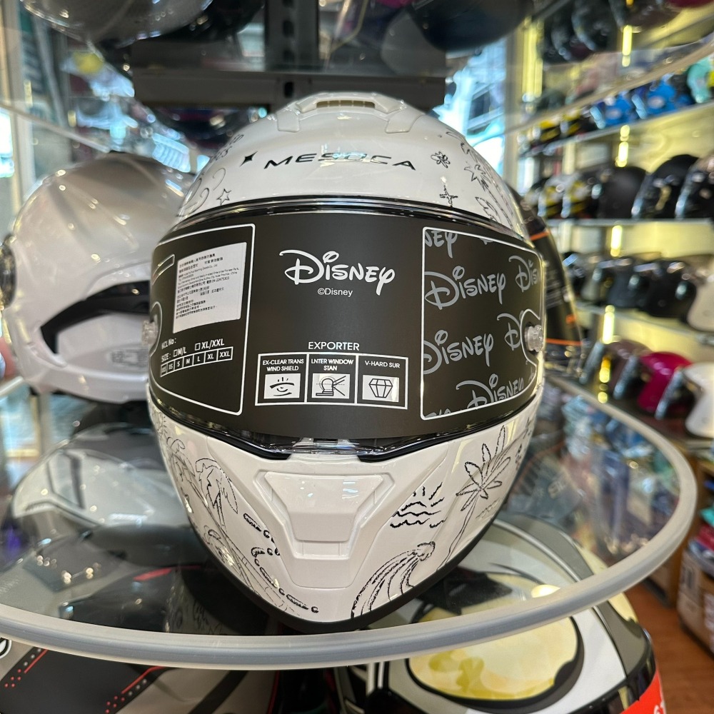 《一戴安全帽》MESUCA 麥斯卡/M619 安琪 白 全罩安全帽 👍買就送防水袋-細節圖3