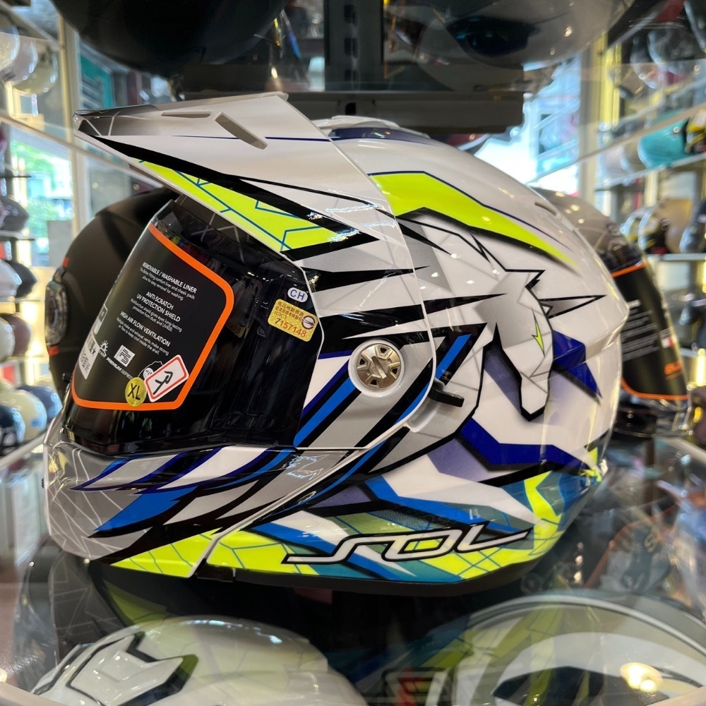 《一戴安全帽》SOL/SM-6P 獨角獸 可樂帽 買就送好禮3選一/帽內附贈大帽舌一件可自由拆裝-規格圖6