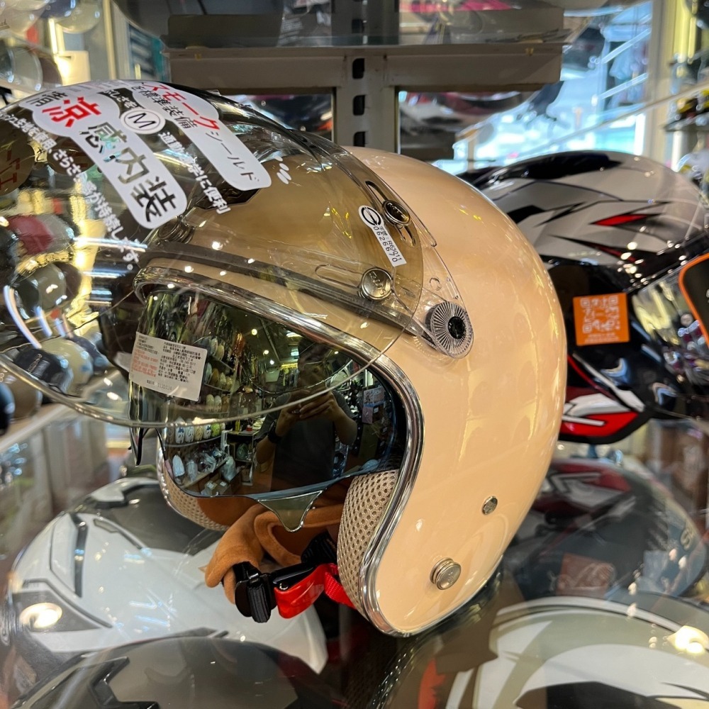 《一戴安全帽》GP-5 MTS/313 小帽體復古帽 👍買就送泡泡鏡或加長盾牌鏡片-細節圖4