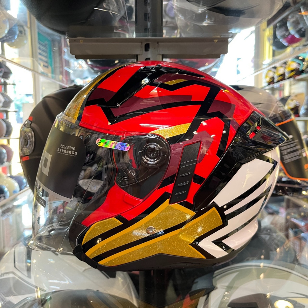 《一戴安全帽》明峯 MING FENG/MF320 SHAZAM 沙贊 四分之三-細節圖2