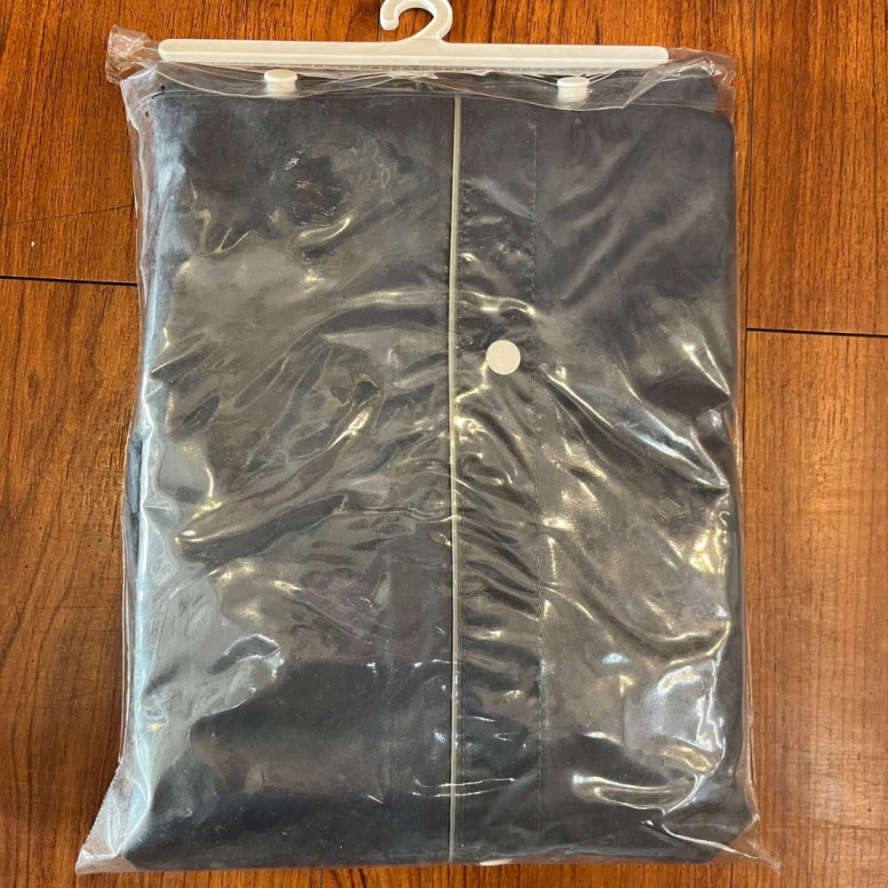 《一戴安全帽》粉彩尼龍素色雨衣 傘型加寬設計-細節圖2