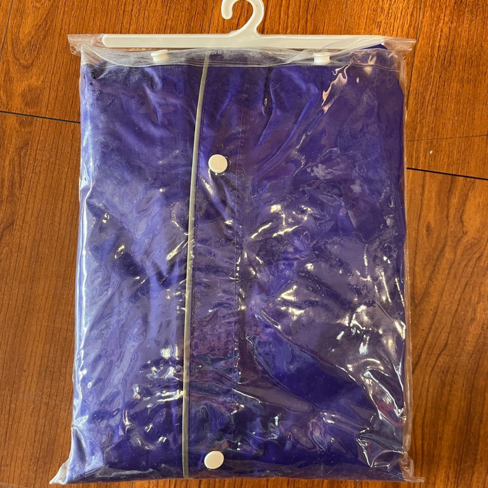 《一戴安全帽》粉彩尼龍素色雨衣 傘型加寬設計-細節圖5