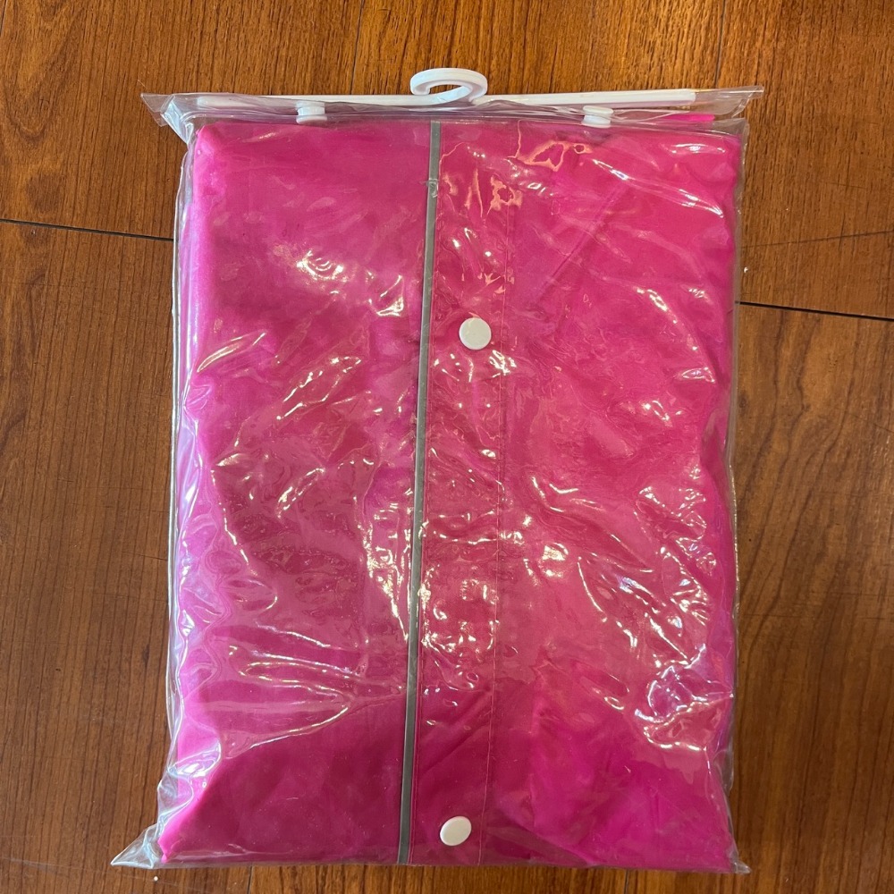 《一戴安全帽》粉彩尼龍素色雨衣 傘型加寬設計-規格圖6