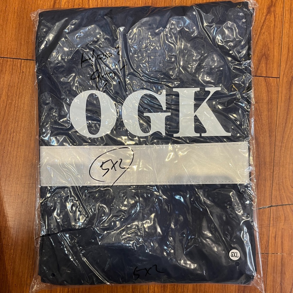 《一戴安全帽》OGK/H003 半開側穿式連身雨衣-規格圖5