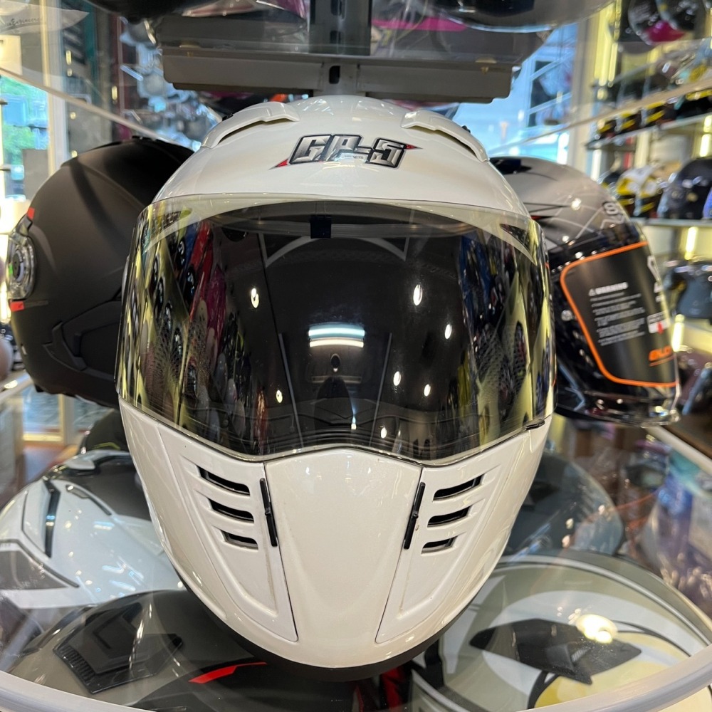 《一戴安全帽》GP-5 素白全罩 雙鏡片 💥零碼出清💥-細節圖2